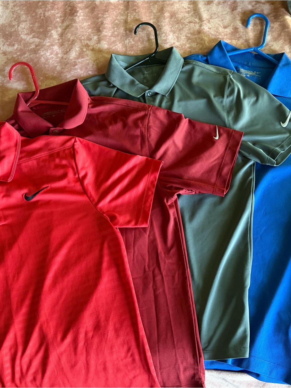 Nike Men’s Polo Pack - Red, Maroon, Grey, Royal Blue